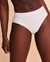 TROPIK TEXTURED Mid Waist Bikini Bottom Brilliant white 01300093 - View1