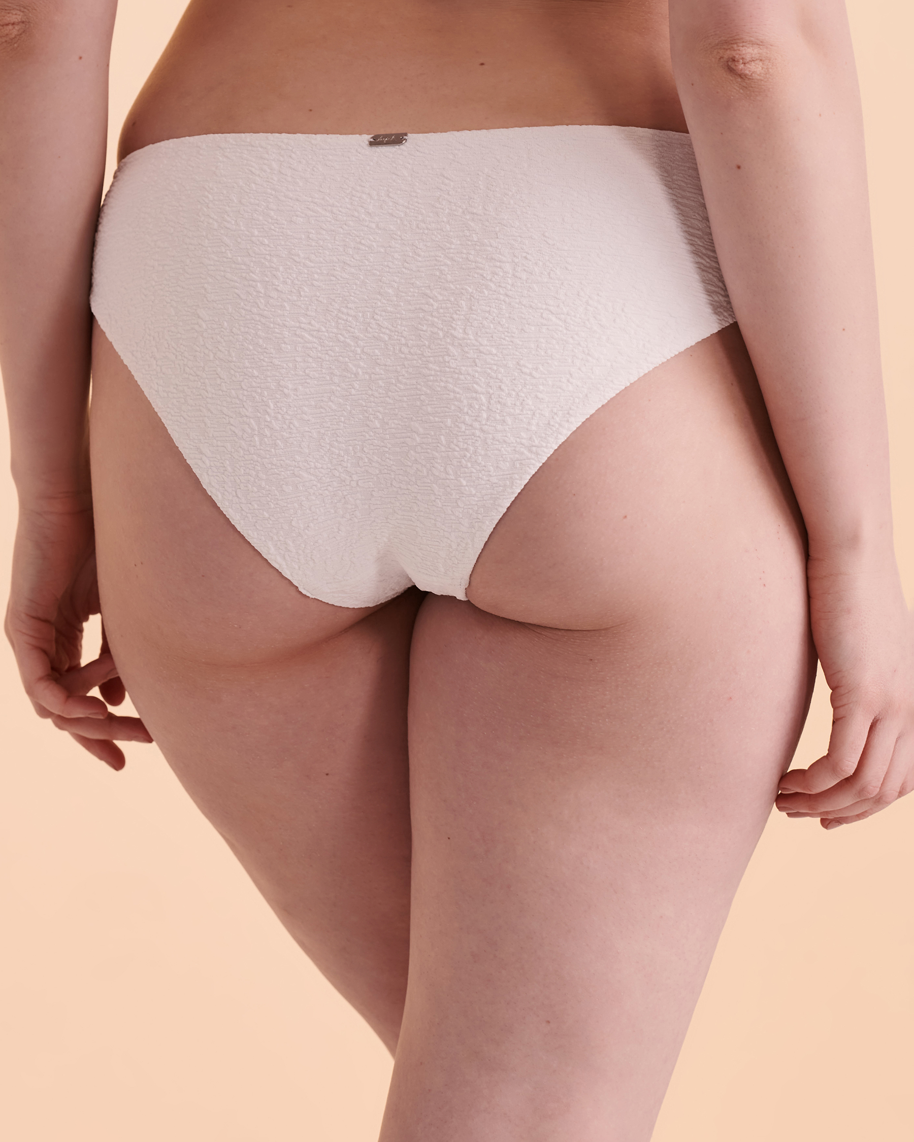 TROPIK TEXTURED Cheeky Bikini Bottom Brilliant white 01300094 - View2