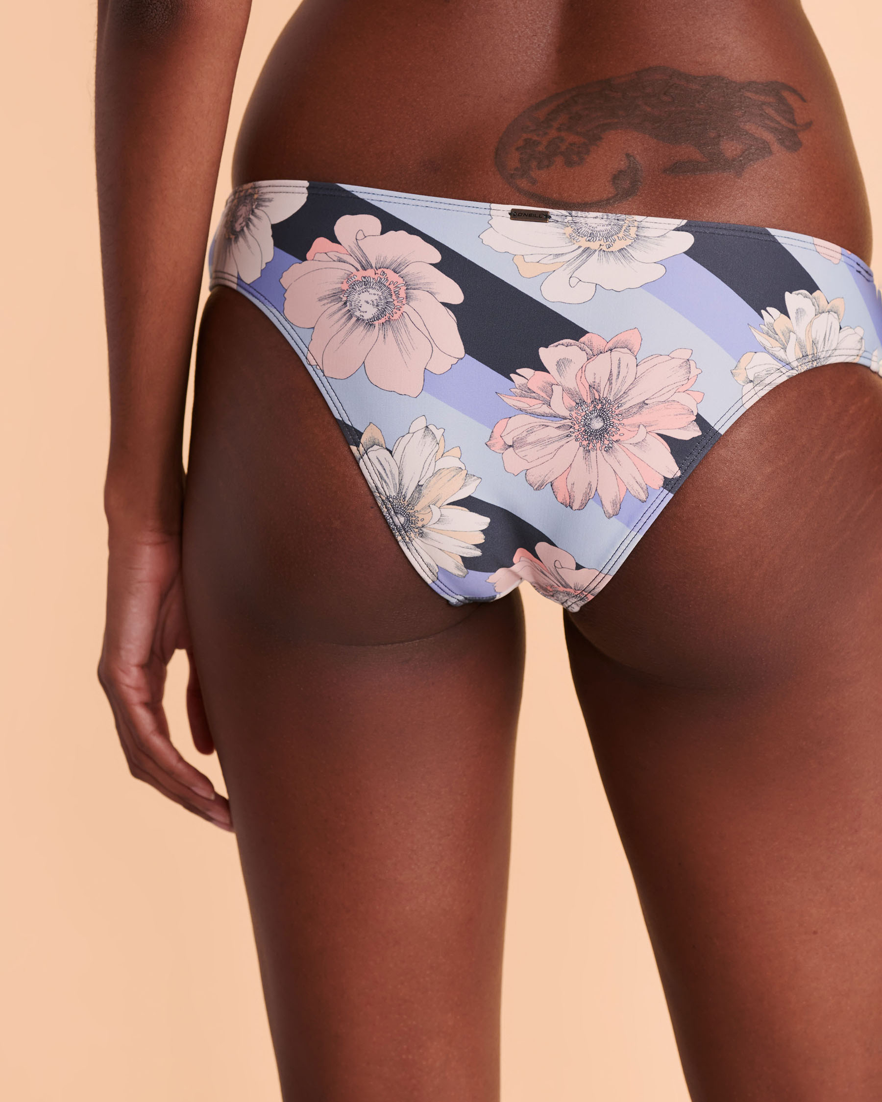 O'NEILL ROXBURY Hipster Bikini Bottom Floral stripes FA2474006B - View2