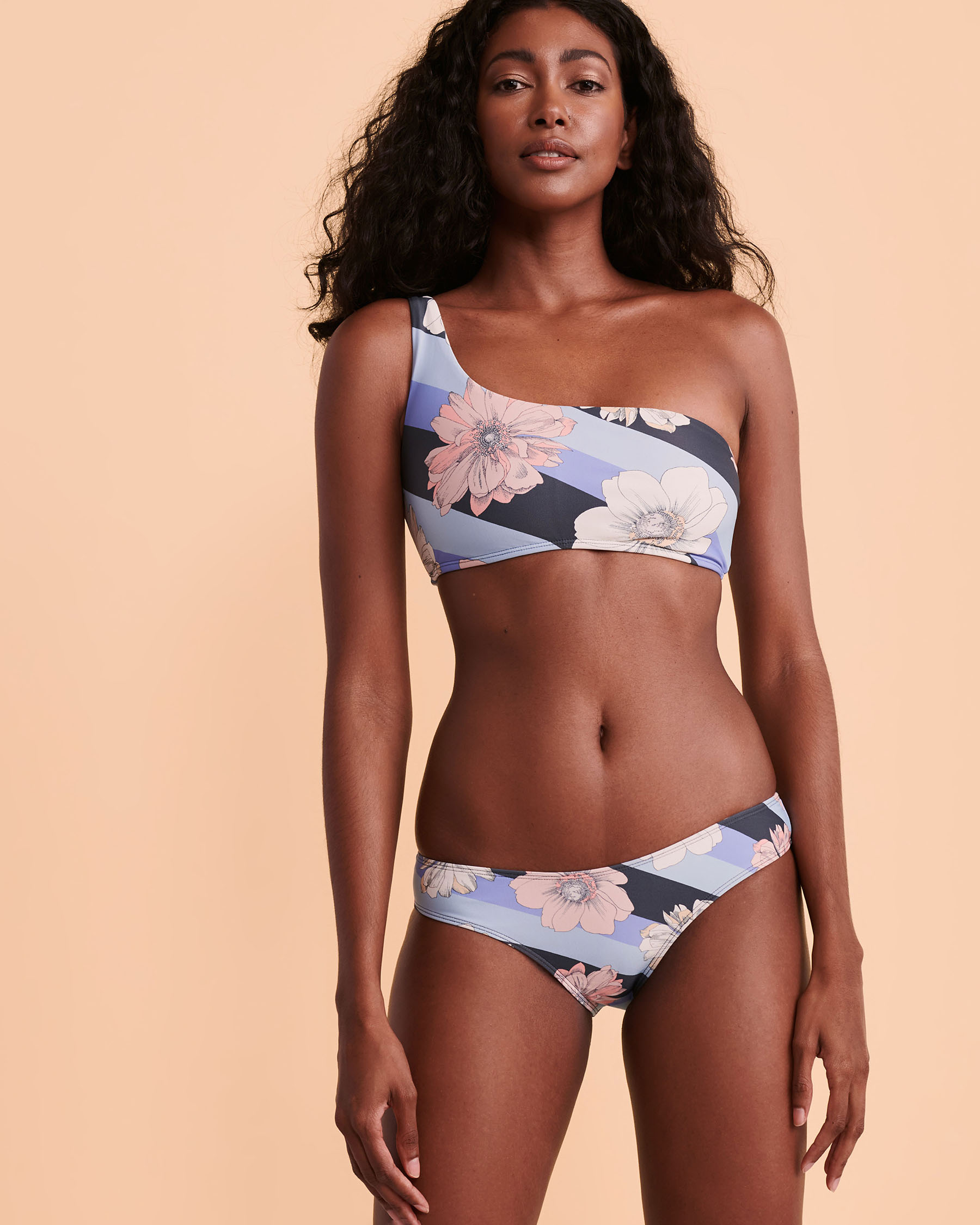 O'NEILL ROXBURY Hipster Bikini Bottom Floral stripes FA2474006B - View4