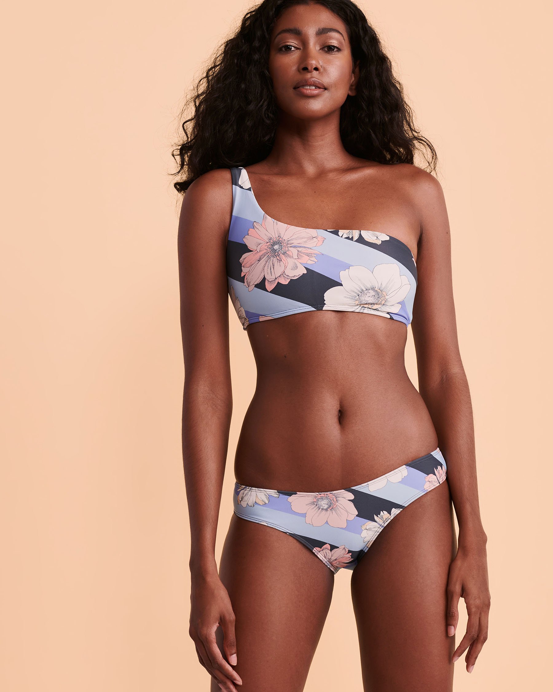 O NEILL ROXBURY Hipster Bikini Bottom Floral stripes Bikini
