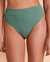 MAAJI Bas de bikini taille haute réversible Suzy Q EUCALYPTUS GREEN Vert réversible 3075SCC012 - View1