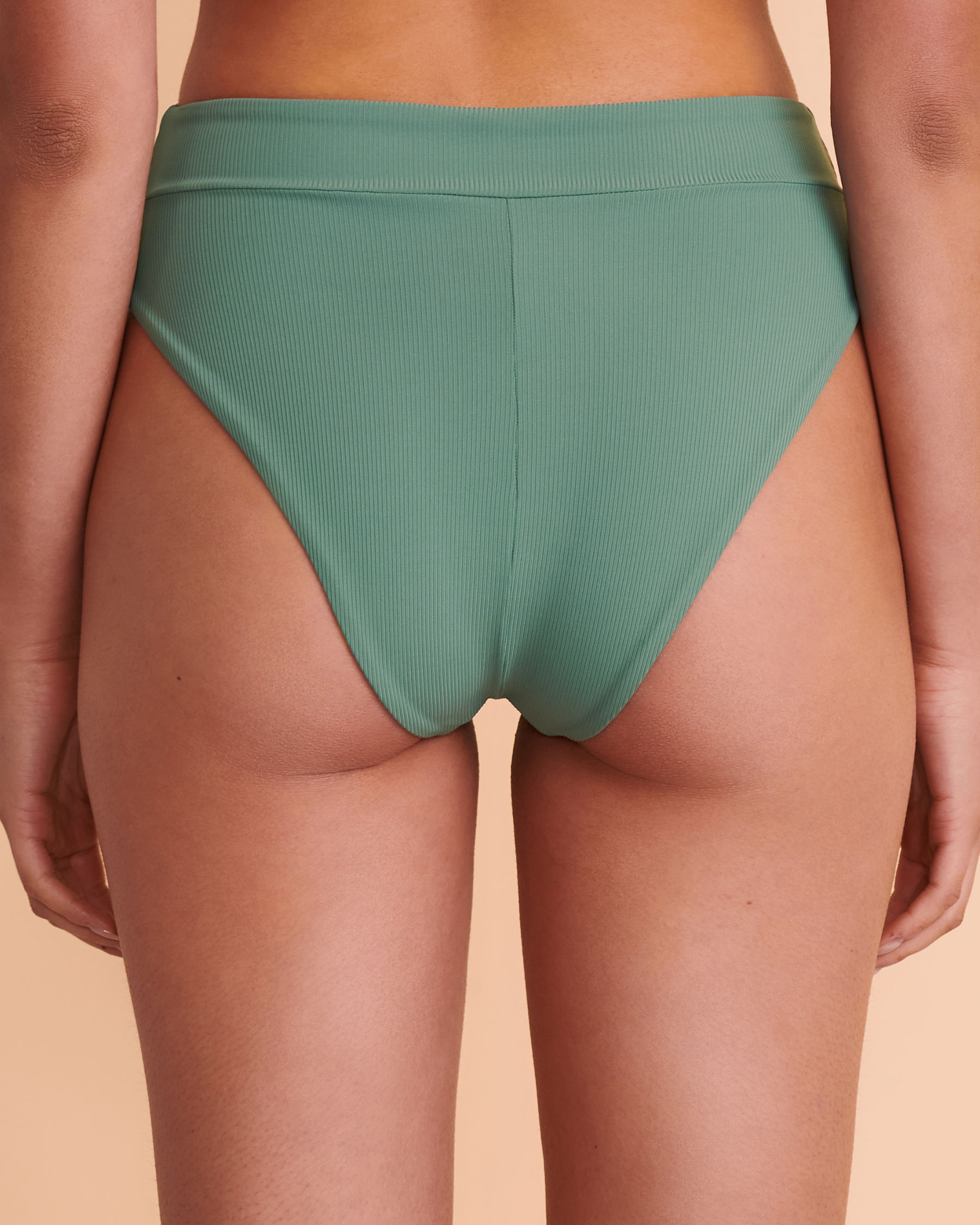 MAAJI Bas de bikini taille haute réversible Suzy Q EUCALYPTUS GREEN Vert réversible 3075SCC012 - Voir5