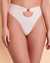 GUESS Bas de bikini taille haute PURE WHITE Blanc E2GO15MC04U - View1