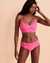 HURLEY TEXTURE BEACH Bralette Bikini Top Pink HT1155 - View1