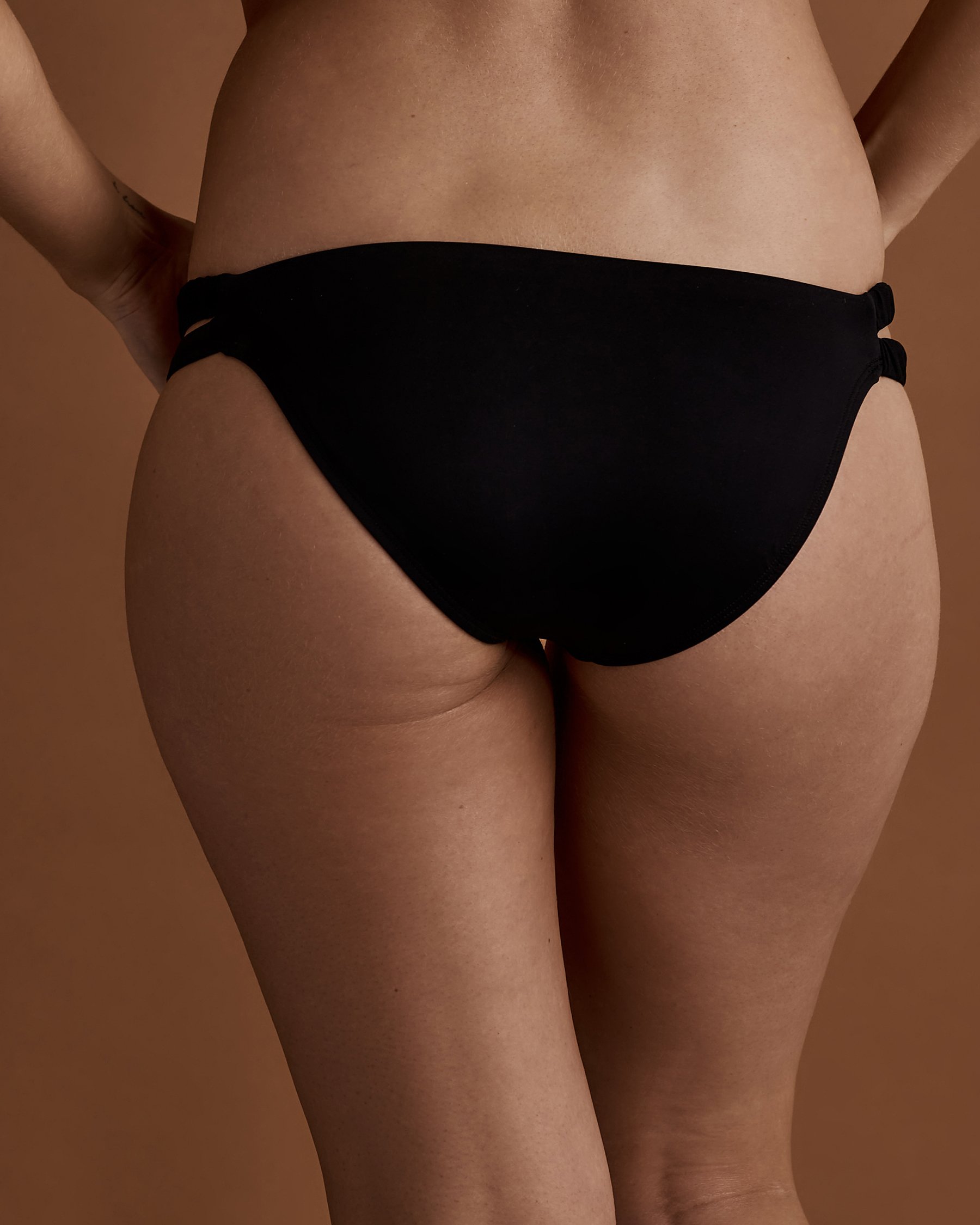 VITAMIN A ECOLUX Zuri Bikini Bottom Black 100BF - View2