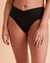 LA BLANCA Bas de bikini bande de taille croisée ISLAND GODDESS Noir LB2IG99 - View1