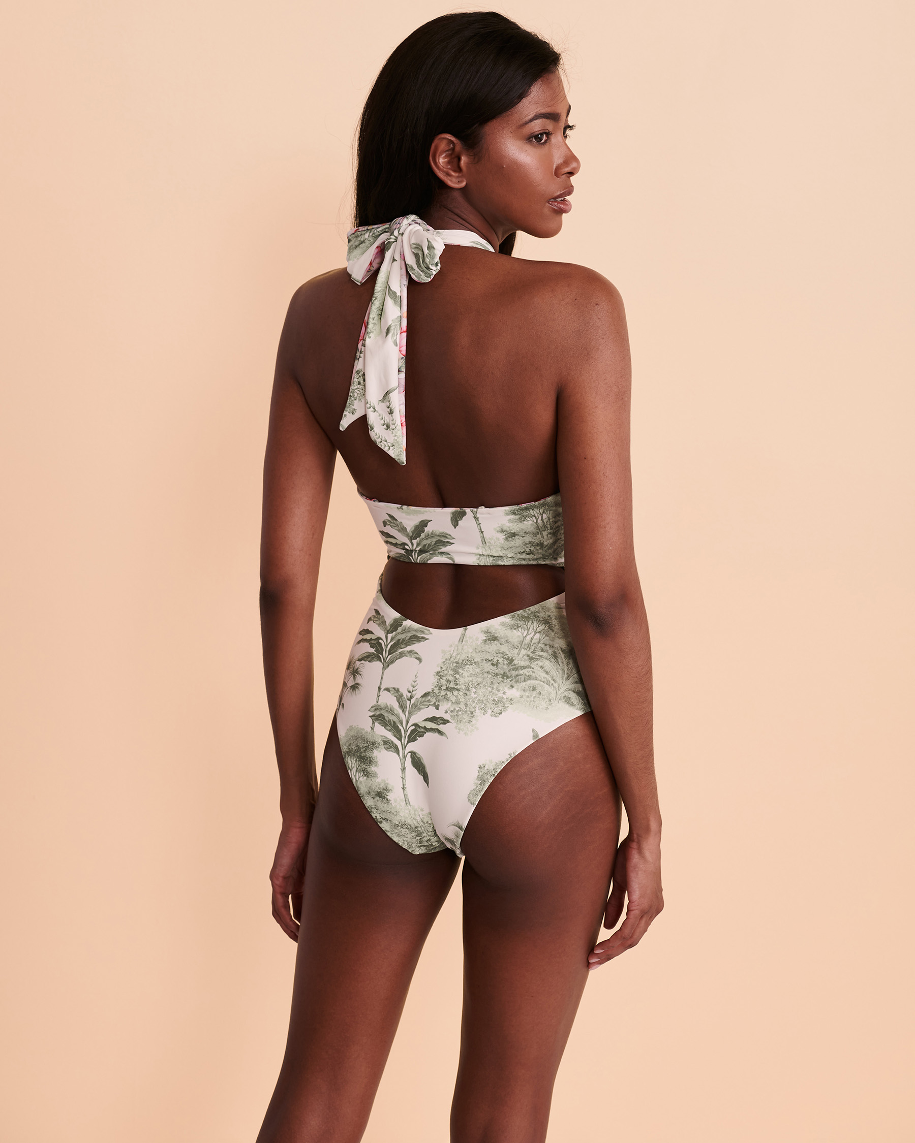 MAAJI COCO FOREST Reversible Bandeau One-piece Swimsuit Forest 2771SOC601 - View21