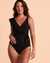 PROFILE TUTTI FRUTTI Ruffle One-piece Swimsuit Black ETT-2132 - View1