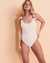 POLO RALPH LAUREN Maillot une-pièce à anneaux TWIST RIB Blanc chaud 21252304 - View1