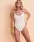 POLO RALPH LAUREN TWIST RIB One-piece Swimsuit with Rings Warm white 21252304 - View1