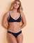 POLO RALPH LAUREN LOGO ICONS Bralette Bikini Top Navy blue 21254341 - View1