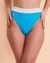 POLO RALPH LAUREN LOGO ICONS High Waist Bikini Bottom Turquoise 21254357 - View1
