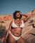 NANA CABO Carlotta Triangle Bikini Top Polka dots NM118 - View1