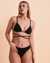 KIBYS ELA Laced Triangle Bikini Top Black 86076 - View1