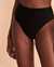 MALAI Bas de bikini taille haute BAY Noir B19001 - View1