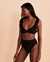 MALAI FLORENCE Bralette Bikini Top Black T53001 - View1