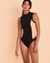RIP CURL Maillot une-pièce encolure haute Ultimate MIRAGE Sable noir 01FWSW - View1