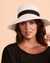 SARAJANE Chapeau à ruban Blanc 22SJ2115 - View1