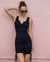KOY RESORT LAGUNA Henley Neckline Dress Black K2281 - View1