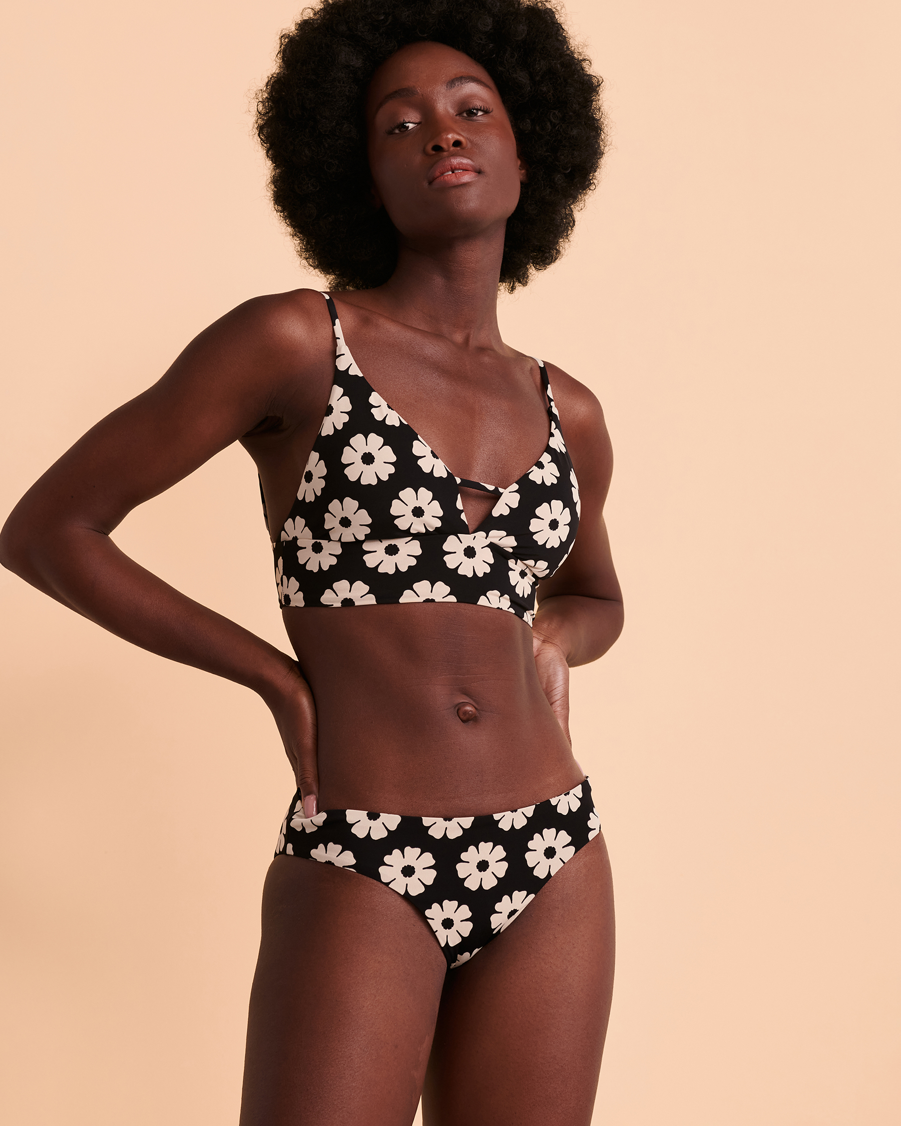 BILLABONG FEEL GOOD Reversible Bralette Bikini Top Reversible print ABJX300691 - View4