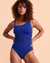 BLEU ROD BEATTIE Maillot une-pièce une épaule BEHIND THE SEAMS Bleu RBSM23970H - View1
