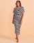 COVER ME Robe maxi en jersey doux Rayures 23028765 - View1