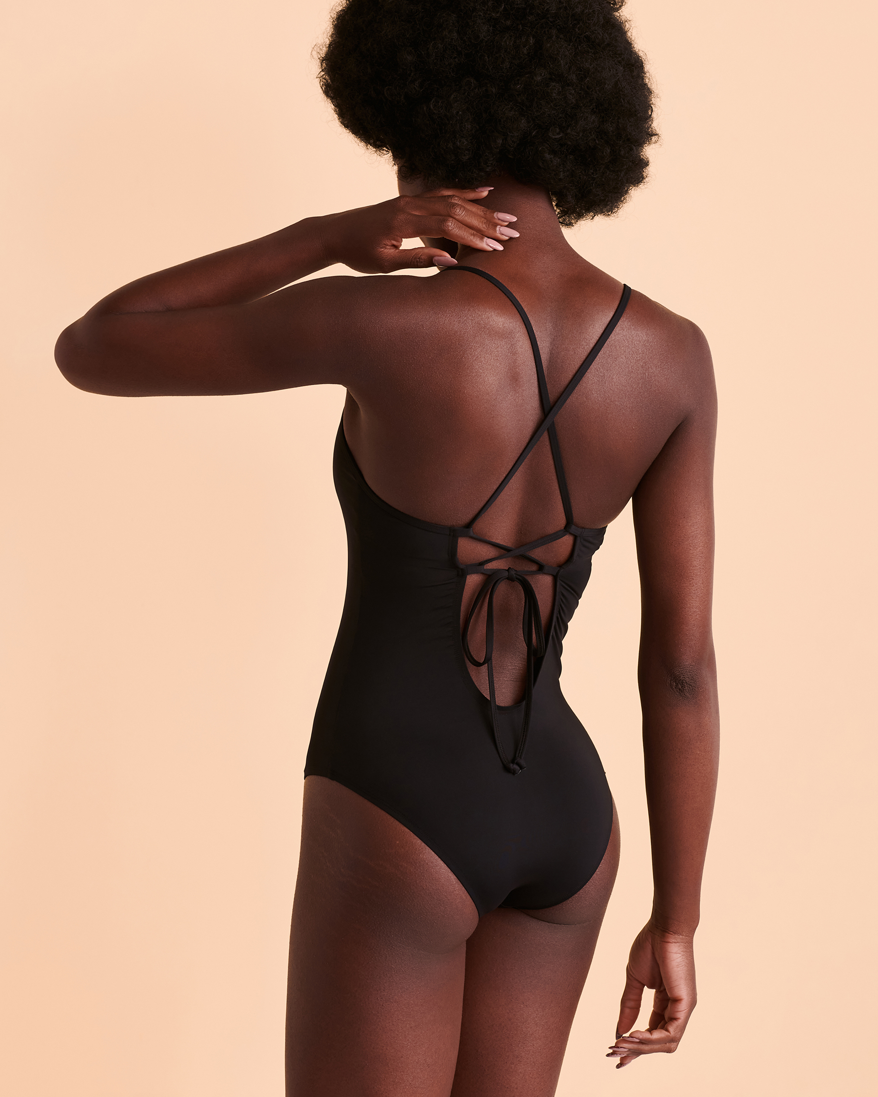 EIDON EXPEDITIONS Naomi Cross Back One-piece Swimsuit Black 3525664 - View3