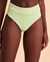 KULANI KINIS NEON LIME High Leg Bikini Bottom Neon lime BOT226NLR - View1