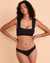 L*SPACE PARKER Convertible Bralette Bikini Top Black LSPAT17 - View1
