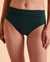 PROFILE TUTTI FRUTTI Mid Waist Bikini Bottom Dark emerald ET23-1P55 - View1