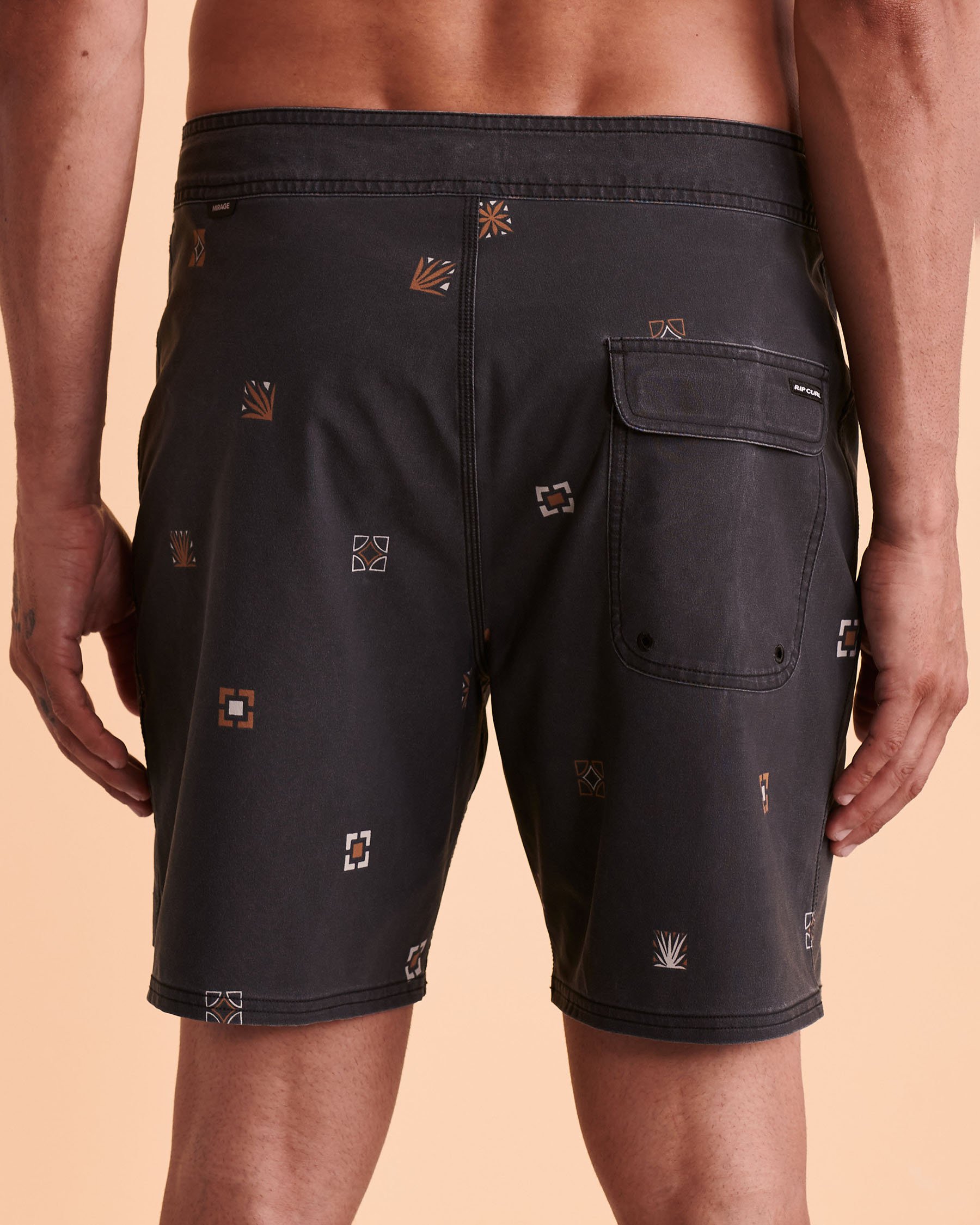 RIP CURL MIRAGE BREEZE BLOCKS Boardshort Swimsuit Washed black