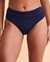 TURQUOISE COUTURE Bas de bikini taille haute plissée NAUTICAL Bleu 01300160 - View1