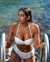 TURQUOISE COUTURE TEXTURED Bandeau Bikini Top Vanilla 01100146 - View1