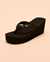 ROXY Sandale compensée MELLIE III Noir ARJL100859 - View1