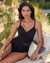 MIRACLESUIT NETWORK MYSTIQUE Mesh One-piece Swimsuit Black 6530075 - View1