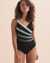 FINZ Fan Splice Tank One-piece Swimsuit Black FZPO60854 - View1