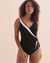 FINZ Cross Over One-piece Swimsuit Black FZPO61010 - View1