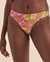 KIBYS Bas de bikini cheeky réversible Bounga Fleurs et caramel 88574 - View1