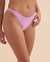 L*SPACE Cabana High Leg Cheeky Bikini Bottom Flashy lilac LSCNB20 - View1