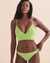 L*SPACE Haut de bikini bralette Pointelle Concombre PTWNT23 - View1