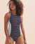 NAUTICA Catch of the Day High Neck One-piece Swimsuit Deep sea 8L3CD11 - View1