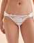 PQ Swim Water Lily Lace Cheeky Bikini Bottom White WAT-251T - View1
