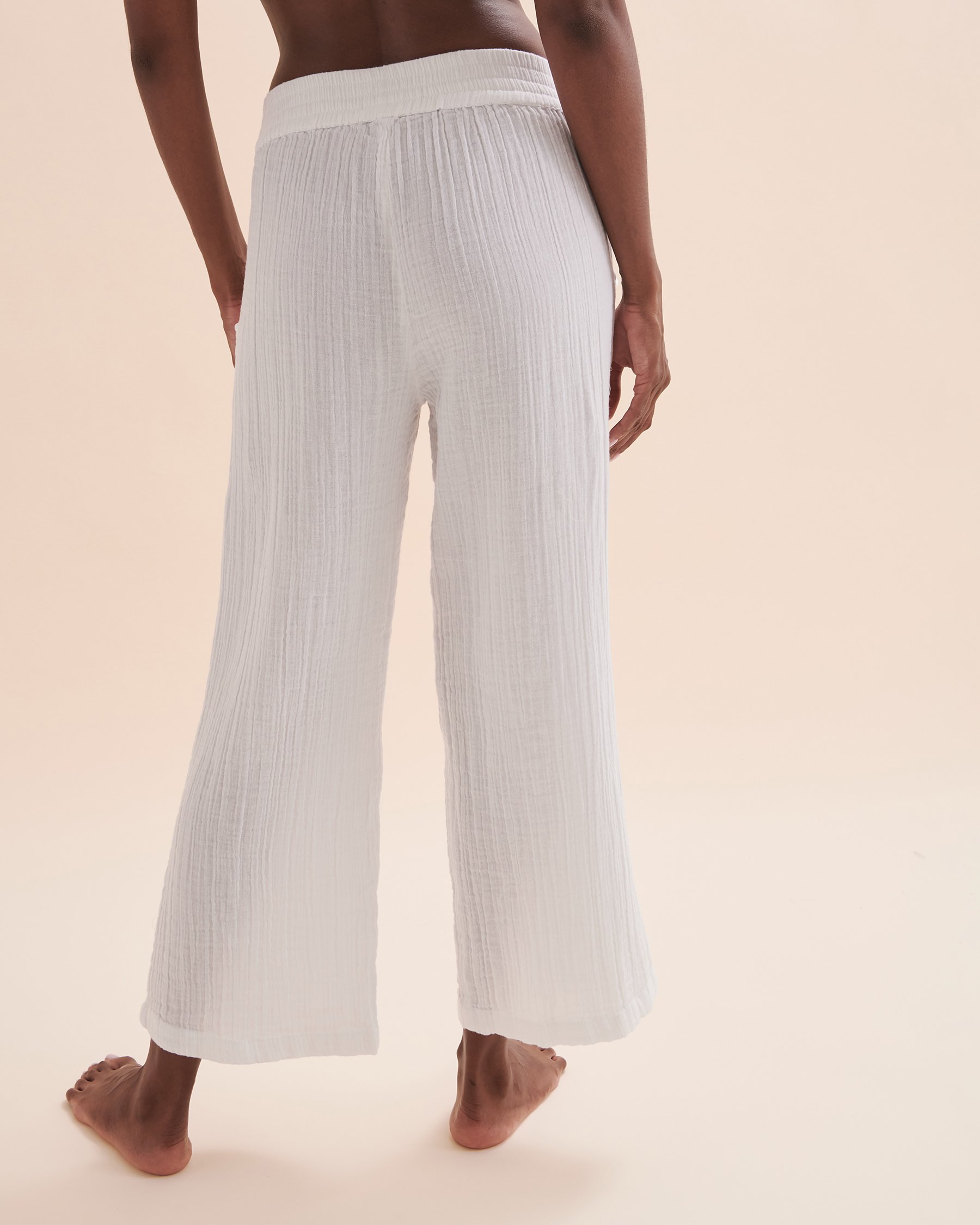 RIP CURL Premium Surf Wide Leg Beach Pants - White