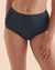 JANTZEN Solid Shirred Sides Bikini Bottom Blue JZ23170H - View1