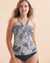 JANTZEN Haut tankini croisé Garden Euphoria Azure tropical JZ23302T - View1