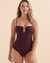 JETS AUSTRALIA Jetset Bandeau One-Piece Swimsuit Port J10789 - View1