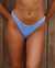 KULANI KINIS Bas de bikini cheeky Breezy Blue Ribbed Bleu azur BOT227CBRB - View1