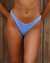 KULANI KINIS Bas de bikini cheeky Breezy Blue Ribbed Bleu azur BOT227CBRB - View1