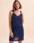 COVER ME Onion Skin Short Dress with Rings Navy 24021185 - View1